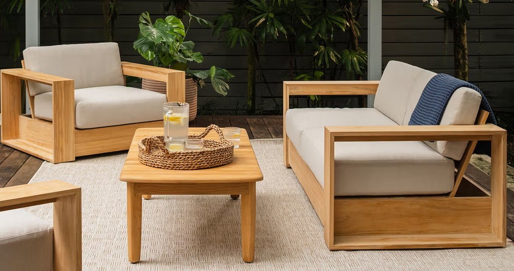 solid teak outdoor sofa set solid teak outdoor sofa set