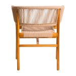 Teak Wood and Rope Dining Arm Chair TIF-DCI 01 - Image 5