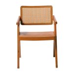Teak and Rattan Dining Chair TIF-DCI 04 - Image 2