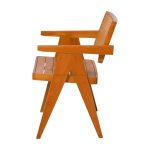 Teak and Rattan Dining Chai