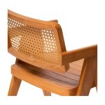 Teak and Rattan Dining Chair TIF-DCI 04 - Image 4