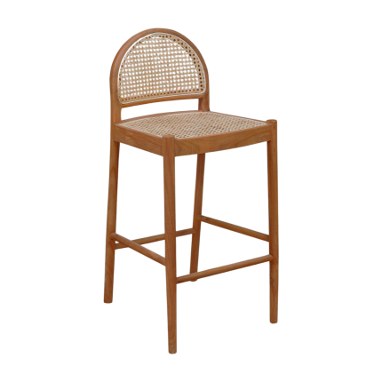 teak wood bar stool