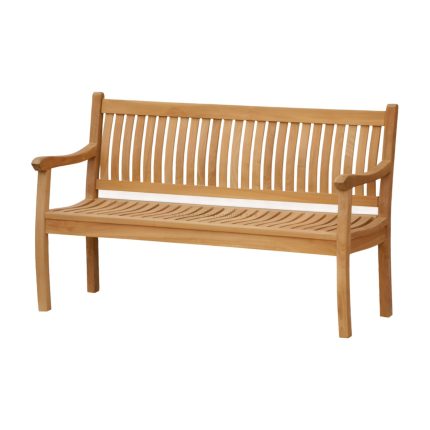 solid wood outdoor bench