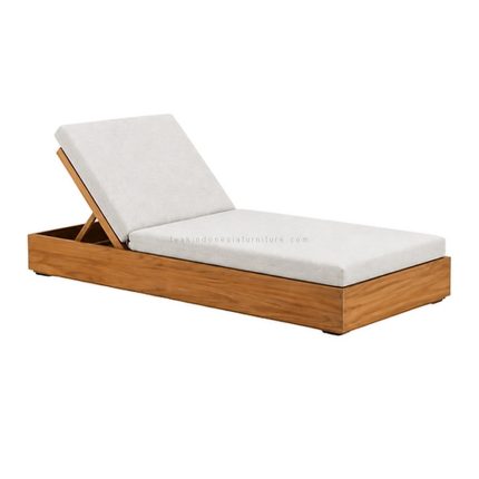 Teak Garden Sun Lounger