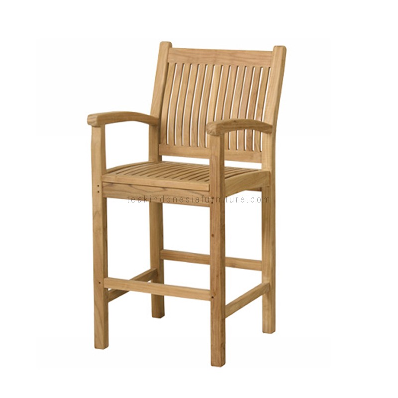 Teak Wood Garden Bar Chair TIF-BACHO 01 teak wood garden bar chair